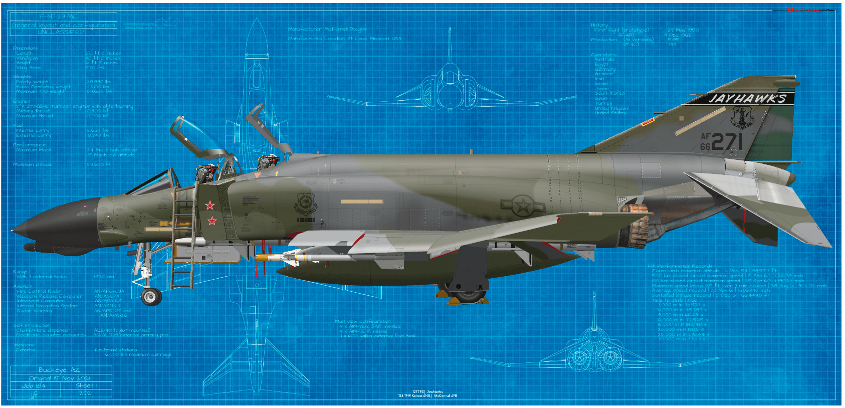 Modern Fighting Aircraft： F-4　Phantom II Amazon.com: F-4EJ Kai Super Phantom II Fighter Aircraft
